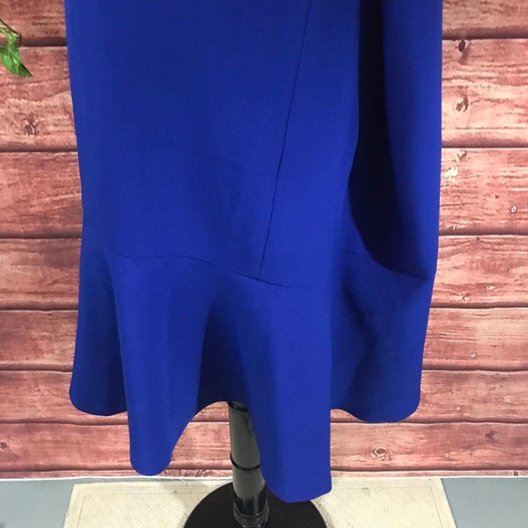 Kasper Skirts Kasper Skirt 4 Royal Blue Knee Flared A Line Career